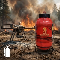 Balle d'extinction d'incendie UAV de haute qualité, dispositif de suppression d'incendie de qualité industrielle CE pour les opérations de sauvetage en cas d'incendie forestier