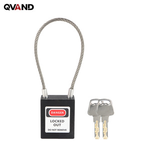 विद्युत सुरक्षा केबल संयोजन लॉक टैग के साथ औद्योगिक पैडलॉक टैगआउट विद्युत सुरक्षा मास्टर कुंजी लॉक टैग टैग - Product Image 3