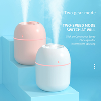 Mini humidificateur d'air USB pour voiture avec diffuseur d'huiles essentielles, aromathérapie anglaise, humidificateur ultrasonique < 36db 220ml YS