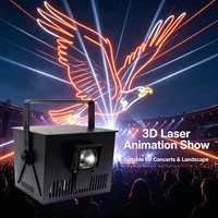 Projecteur laser d'animation RGB IP65 40W 30W à faisceau large FB4 DMX512 pour spectacle extérieur, monument, scène, DJ, discothèque