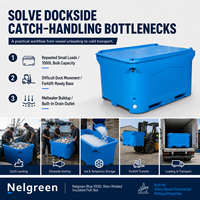 Sac isotherme robuste de 1000 L pour le transport de poisson, la congélation des prises et la mise à terre, avec logo personnalisé, OEM, vente en gros
