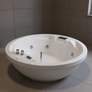 Bañera Hidromasaje Redonda Modelo Sally de 150 cm de Diámetro con Grifos Laterales - Product Image 3