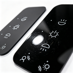 Panel de Control Táctil Personalizado OEM para Cocina Eléctrica de Cerámica, Pantalla de Vidrio, PC/PVC/Acrílico, Adhesivo Impreso, Corte Personalizado - Product Image 1