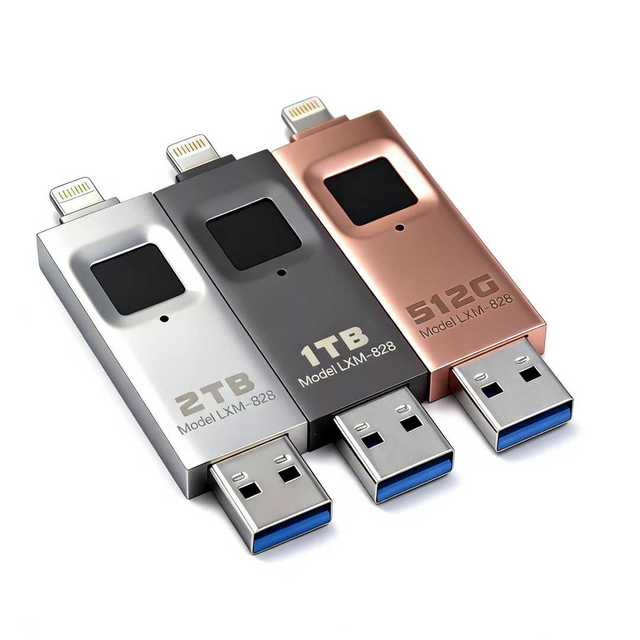 Metal USB Flash Drive 256GB/128GB USB 3.0 Thumb Drive New