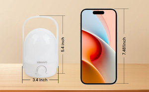 <b>USB</b> <b>Rechargeable</b> LED Camping Lantern Emergency <b>Light</b> Portable with Hook and Stepless Dimming - Product Image 3