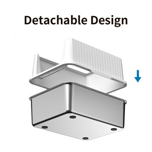 Caja de Arena Compacta Pequeña de Acero Inoxidable 201 y ABS para Gatos, a Prueba de Fugas, Estructura Desmontable, Fácil de Limpiar, para Tiendas de Mascotas y Hospitales - Product Image 3