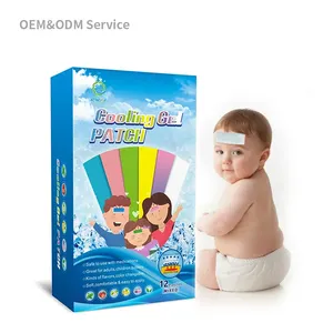 Factory Price Reducing Cool Patch OEM Service Gel Cooling Pads Quick Effect Ice Cooling Gel Patch For Kids Fever
