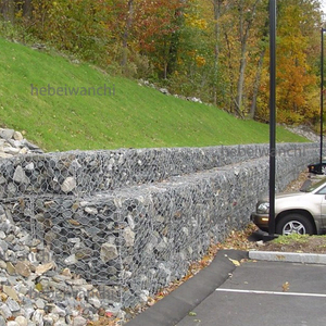 Panier <span class=keywords><strong>gabion</strong></span> 10 x 12 <span class=keywords><strong>cm</strong></span> et treillis métallique hexagonal robuste pour murs de soutènement - Product Image 1