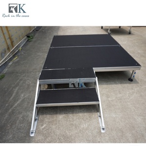 Factory Aluminum Stage Platform Stage Deck Aluminum Outdoor Four Legs Stage Podium for Concert Events Wedding Certification - Product Image 2