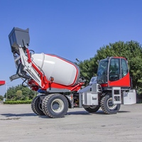 Prix Compétitif Camion Malaxeur à Béton Mobile Autochargeur de 2m³ Alimenté au Diesel