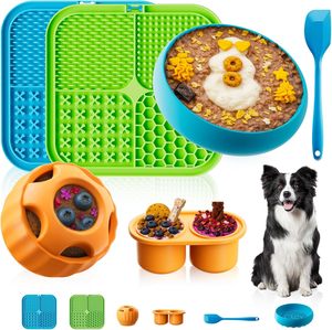 Alfombrilla de Silicona de Grado Alimenticio para Perros, Antideslizante, de Alimentación Lenta, para Calmar la Ansiedad de las Mascotas - Product Image 1