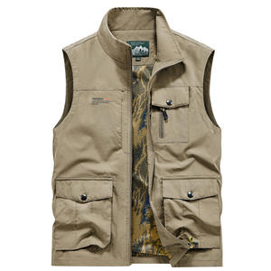 Vestes De Pêche Pour Hommes Gilet Vestes Avec Poches 100% Polyester Garçons Personnalisé Gilets Utilitaires Pour Hommes Haute - Product Image 5