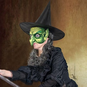 Nuovo Set Cappello <span class=keywords><strong>da</strong></span> <span class=keywords><strong>Strega</strong></span> e Maschera in EVA per Halloween, Costume per Carnevale e Feste in Maschera, <span class=keywords><strong>Parrucca</strong></span> Elegante <span class=keywords><strong>da</strong></span> <span class=keywords><strong>Strega</strong></span> - Product Image 6