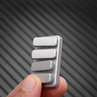 Mini Juguete Deslizante Antiestrés de Aleación de Zinc con Tecla de Piano, Portátil, EDC, Clicker, Placa de Presión, Gadget Silencioso de Metal con Sonido de Clic