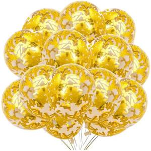 12-Inch Wedding Decoration Birthday Party Decoration Paper Sequin Balloon Stuff Golden Bubble Balloon - Product Image 3