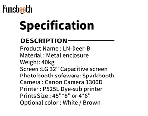 Funsbooth festa di nozze forniture espositive HD fotocamera <span class=keywords><strong>foto</strong></span> stampante cabina specchio schermo Photobooth - Product Image 5