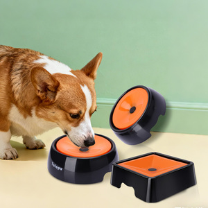 Yüzen Evcil Hayvan Mama ve Su Kabı, Küçük Orta Büyük Köpekler ve Kediler için, Dökülmez Kaymaz Silikon Tabanlı Köpek Su Kabı - Product Image 1