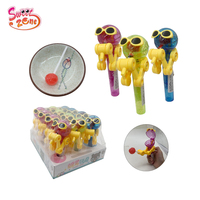 Casher prix de gros sucette saveur de fruits avec des bonbons jouets pour les enfants