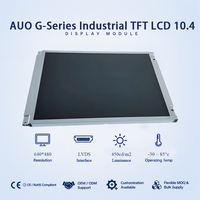 Panel LCD AUO G-Series 10.4 Inci 640x480 VGA TN Anti-Glare WLED Backlight LED Driver Layar TFT Industri