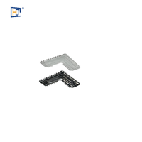 Connecteur d'angle en plastique pour barre de grille géorgienne en aluminium, barre Muntin, verre isolant, bande décorative, double vitrage