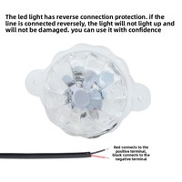 Lumière LED clignotante pour le dessous de caisse de voiture, 12V-24V, universelle, pour camion, moto, modification du pare-chocs, lumière décorative