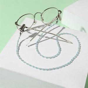Cadena para gafas con perlas, clips de perlas de imitación multicolor para gafas, accesorio de moda unisex para uso diario - Product Image 2
