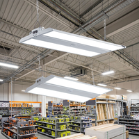 Éclairage industriel linéaire LED nouvelle génération personnalisable, 3 puissances réglables, durable et écoénergétique pour entrepôts