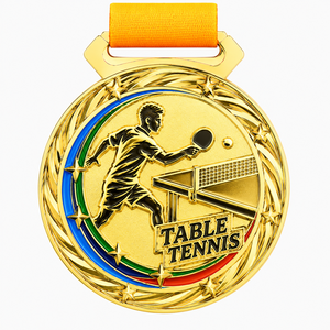 Fabricante de medallas deportivas personalizadas de alta calidad, medalla de carrera chapada en oro, plata y bronce con cinta. - Product Image 6