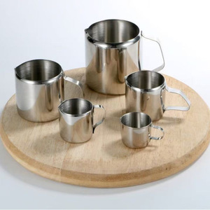 Pichet à lait pour barista en acier inoxydable 304, plusieurs tailles 0,7/1 mm, pour latte art, mousseur à lait, chauffe-tasse, pot à bouillir, pichet à lait pour café - Product Image 4