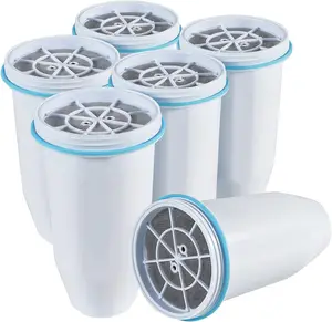 Substituições de filtros de água para jarros e dispensadores da Amazon para marca zero