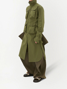 Мужской плащ-туника с накладными карманами - Product Image 4