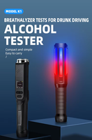 Testeur d'alcoolémie numérique à souffle rapide de type pile à combustible, détecteur d'alcool, testeur d'alcoolémie respiratoire, meilleure précision
