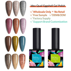 Vernis Gel UV Professionnel pour Salon, Fournitures pour Ongles, Vegan, Faible MOQ, Marque Privée, Non Toxique, Organique, Vernis Gel Coque d'<span class=keywords><strong>Œuf</strong></span>, ODM OEM - Product Image 1