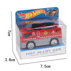 Jacko Toys Mini Camion dei Pompieri in Lega con Azione a Scorrimento, Veicolo Giocattolo in Scatola di PVC, Regalo per Bambini, Gadget per Feste, Modellino da Collezione - Product Image 5