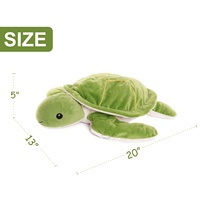 Tortue de mer lestée en peluche, jouet sensoriel lourd pour soulager l'anxiété, pour tous les âges, 2,3 lb/1 kg