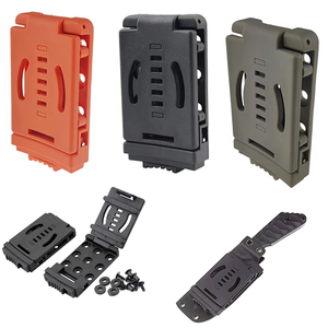 Clip de ceinture tactique multifonctionnel IRONDONKEY Wilderness Survival K pour étui, en PVC et titane, étanche, pour fixation d'étui - Product Image 1