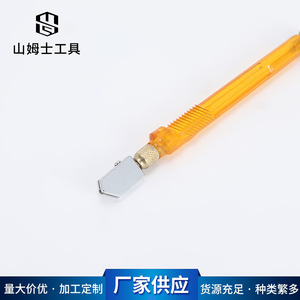 Roller Glass Cutter <b>Plastic</b> Handle Diamond <b>Wheel</b> 180 Cm For Glass Cutting Diy Tools - Product Image 2