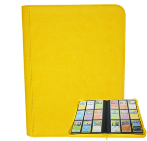 Carpeta para Tarjetas Coleccionables de PU Ecológica, Diseño de Nueve Bolsillos por Página, Bolsillos de Carga Lateral Doble Claridad, Álbum UV, Popular entre Jugadores Famosos - Product Image 3