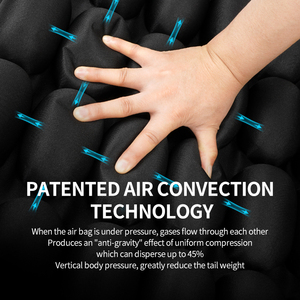 Cojín de asiento inflable de patente de invención que se adapta a todos los asientos de aerolíneas Cojín de personalización de fábrica - Product Image 6