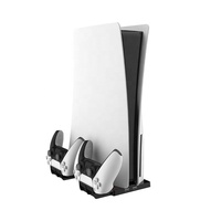 Support Vertical pour PS5 pour Playstation 5 Avec DualSense Contrôleur Chargeur Station 2 Port D'éclatement