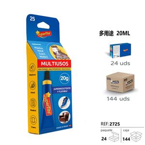 Colla multiuso 20 ml super resistente flessibile per plastica, metallo, legno, pelle - Product Image 1