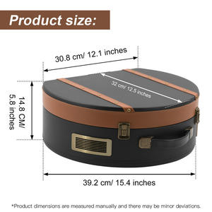 محمول بلوتوث نمط الرجعية حقيبة مشغل الفينيل خمر خزانة دوارة مع مكبر صوت خشبي اللاعبين سجل سماعة - Product Image 3