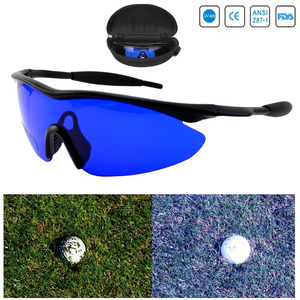 Lunettes de golf Eagle Eye Ball Finder pour le sport en plein air, protection UV450, verres en polycarbonate, monture intégrale, étui rigide pour hommes - Product Image 4