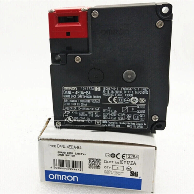New For NL-4EDA-B4 3A 240VAC 24V Door lock of safety door  Spot goods