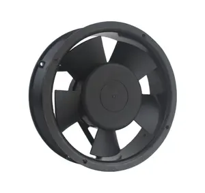 Alaşım çerçeve indüksiyon motoru 172*162*51mm düşük gürültü 230V rulman 2600RPM 50/60HZ eksenel soğutma fanı 170cfm AC Motor