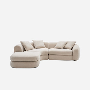 Divano <span class=keywords><strong>Moderno</strong></span> a 7 Posti a Forma di U per <span class=keywords><strong>Soggiorno</strong></span>, Set di Divani Componibili a L, Divano di Lusso in Microfibra - Product Image 3