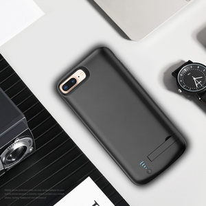8000mAh mỏng Thông Minh Pin trường hợp đối với <span class=keywords><strong>iPhone</strong></span> 6/6S/<span class=keywords><strong>7</strong></span>/8 cộng với nhanh chóng sạc bảo vệ điện thoại bìa và ngân hàng điện - Product Image 2