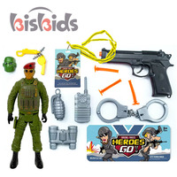 Ensemble de jouets militaires pour garçons, figurines de soldats de l'armée en plastique camouflage, vente en gros professionnelle