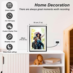 Frameo Digital Picture Frame with 32GB, 10.1 Inch Smart <b>WiFi</b> Digital Photo Frame Touch Screen, Upload Photos Video Via Free App - Product Image 3