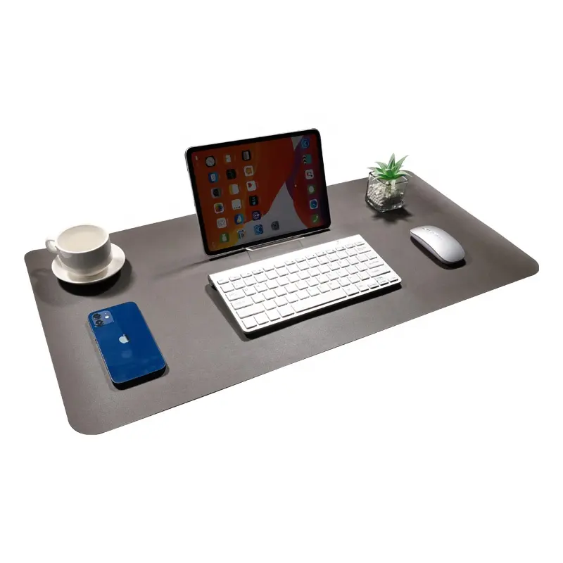 Leather Desk Mat Large Keyboard Pad Leather Gaming Mouse Pad Gamer Cartoon Computer Table Surface Accessories for Office Home